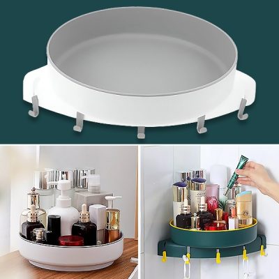 Organizzatore rotante ad angolo da parete adesivo | SPACESAVER