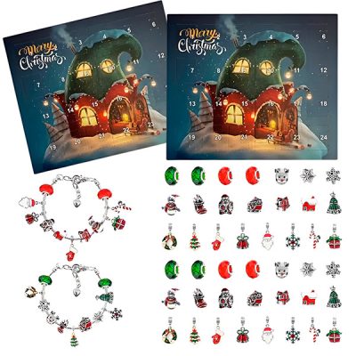 Set di braccialetti del calendario dell'avvento di Natale | ADVENTBRACE 1+1 GRATIS