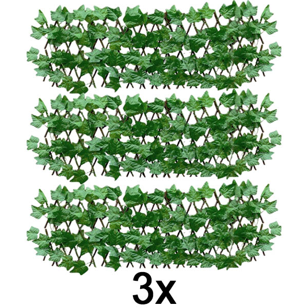 3x Recinzione decorativa e pratica per terrazza e giardino | GREENFENCE