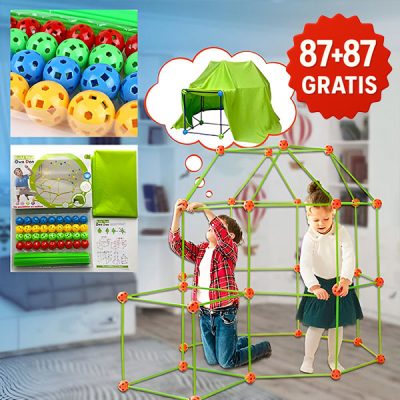 KIT DI COSTRUZIONE DEL FORTINO MAGICO 3D | FORTKID 87+87 GRATIS!
